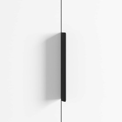 Handle 12 pcs Black 120 x 39.6 x 17 mm Aluminium