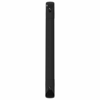 Handle Plain 12 pcs Black 380 x 34 x 85 mm Aluminium and PP