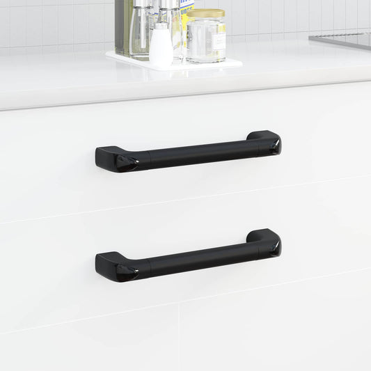 Handle Plain 69 pcs Black 380 x 34 x 85 mm Aluminium and PP