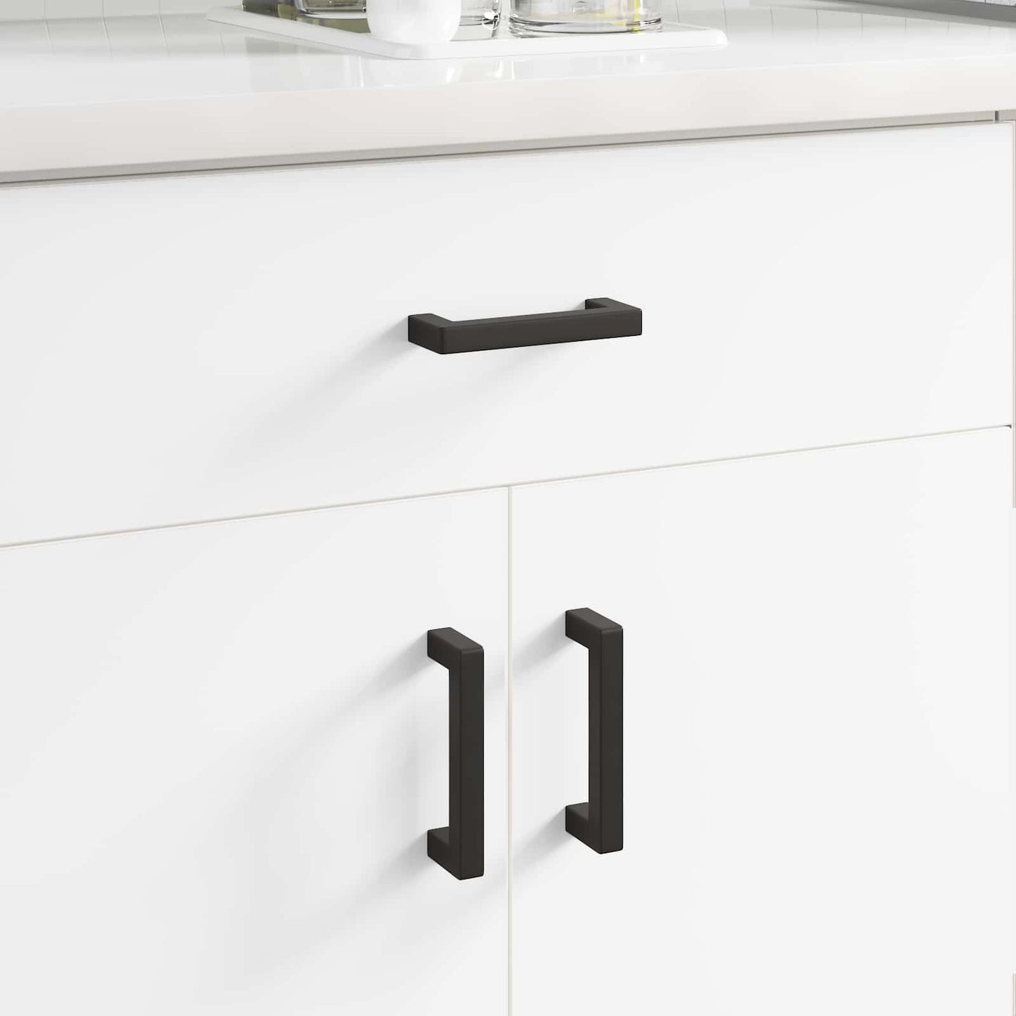 Furniture Handle 530 pcs Black 105 x 12 x 36 mm Iron