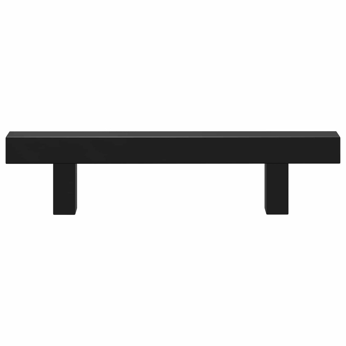 Cabinet Handle 2 pcs Black 150 x 12.3 x 35.2 mm Stainless Steel