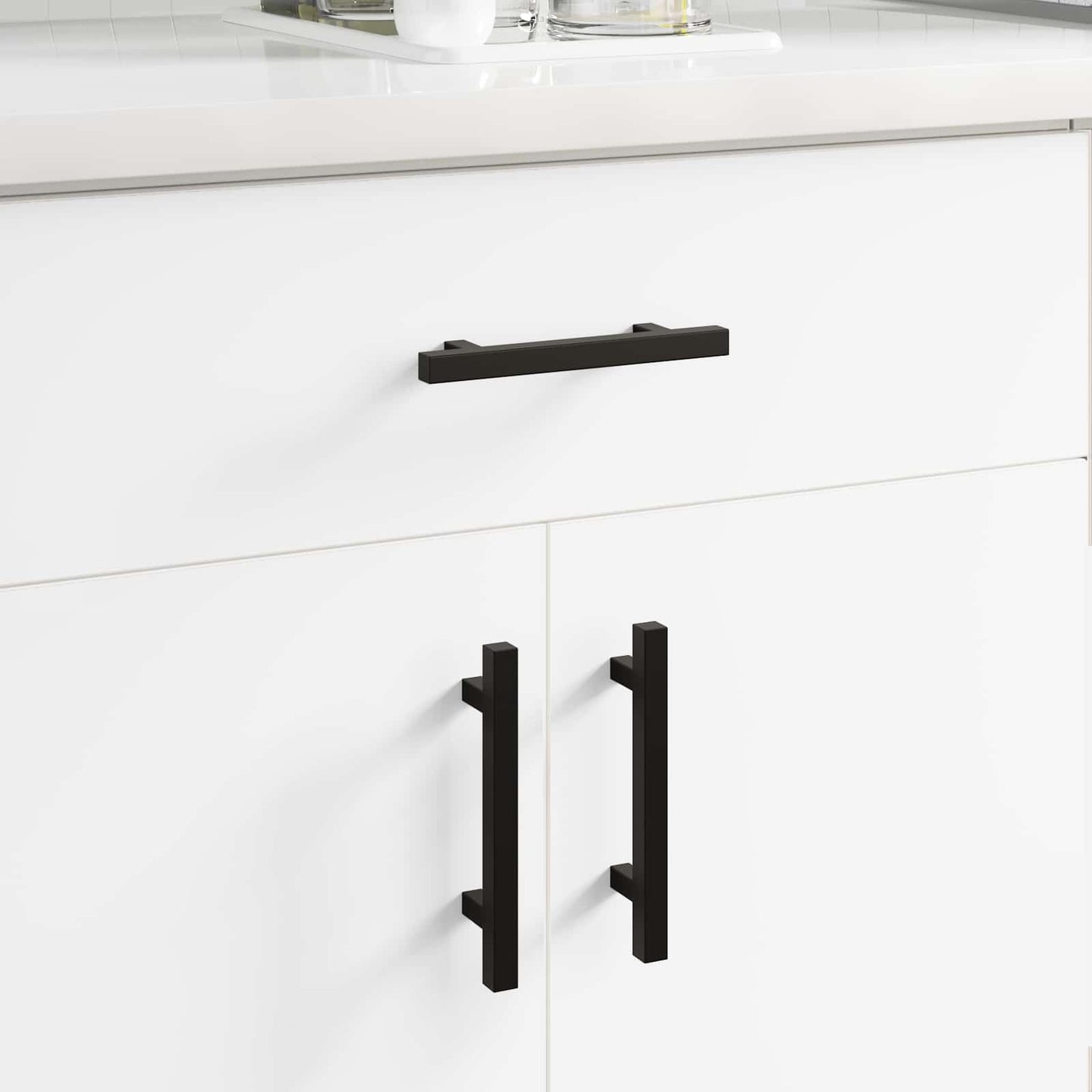 Cabinet Handle 420 pcs Black 150 x 12.3 x 35.2 mm