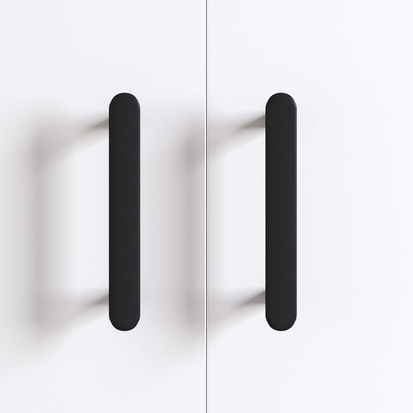 Cabinet Handle 2 pcs Black 121 x 16.6 x 28.3 mm Iron