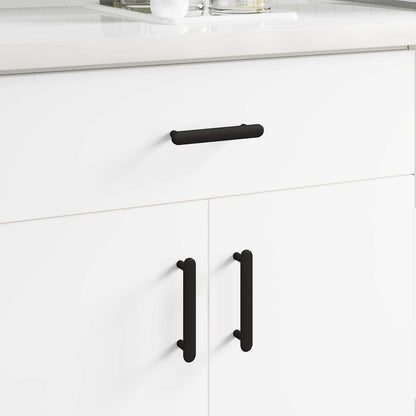 Cabinet Handle 2 pcs Black 121 x 16.6 x 28.3 mm Iron