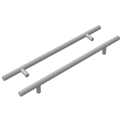 Cabinet Handle 2 pcs Silver 300 mm Stainless Steel
