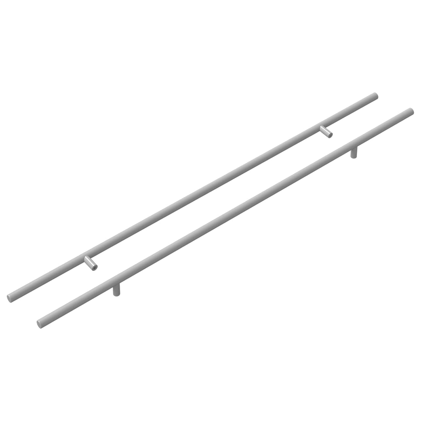 Cabinet Handle 2 pcs Silver 700mm Stainless Steel