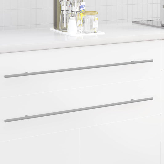 Cabinet Handle 12 pcs Silver 800 mm Stainless Steel