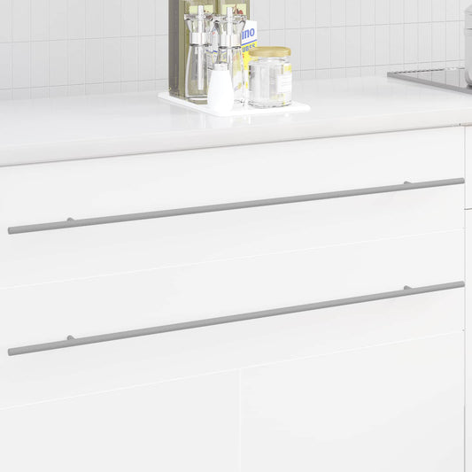 Cabinet Handle 12 pcs Silver 900 mm Stainless Steel