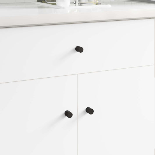 Cabinet Knobs 968 pcs Black Iron