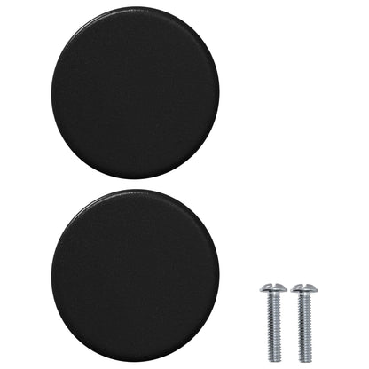 Cabinet Knob 2 pcs Black 18 x 23 mm Iron