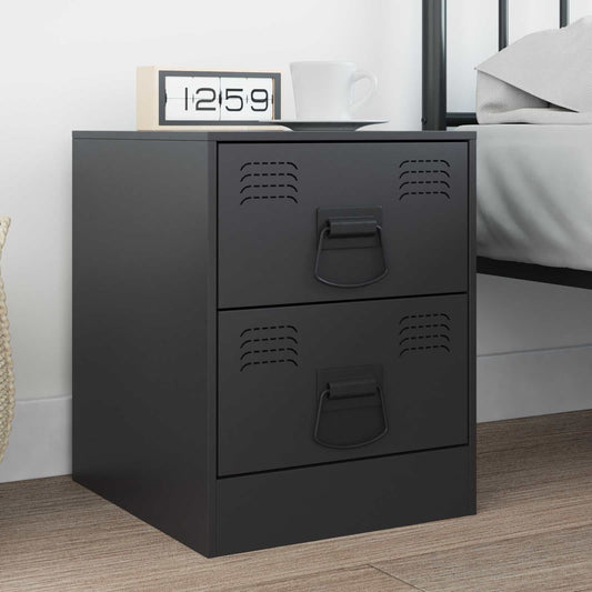 Cabinet Handles 2 pcs Black 85 x 45 mm Metal