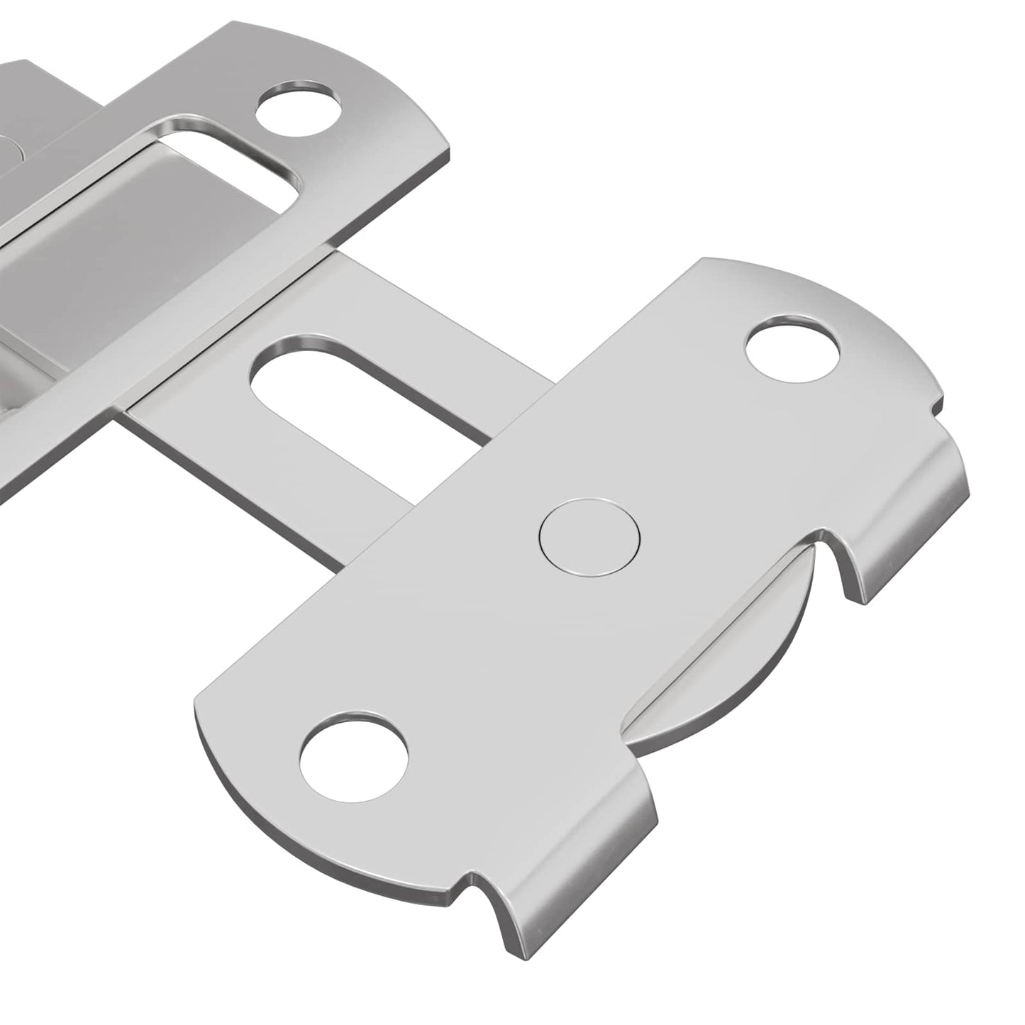 Door Latch 12 pcs Silver 70 x 8 mm Steel
