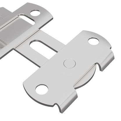 Door Latch 12 pcs Silver 70 x 8 mm Steel