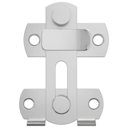 Door Latch 12 pcs Silver 70 x 8 mm Steel