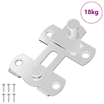 Door Latch 423 pcs Silver 70 x 8 mm Steel