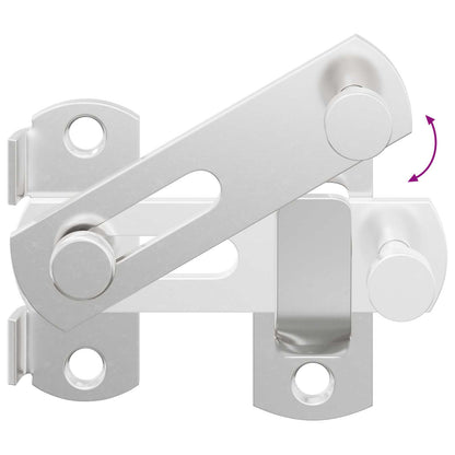 Door Latch 423 pcs Silver 70 x 8 mm Steel
