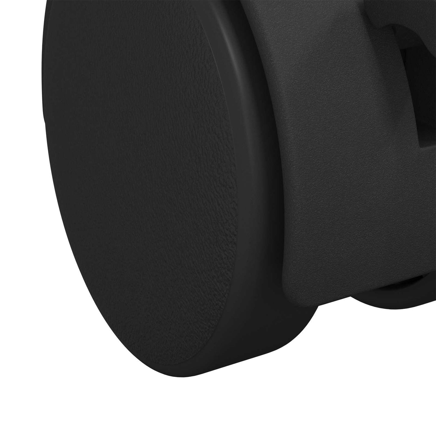 Castor 2 pcs Black 39.5 x 39.5 x 37.8 mm Iron and Polypropylene