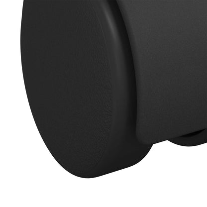 Casters 2 pcs Black 40.1 x 37.8 mm PP and Iron