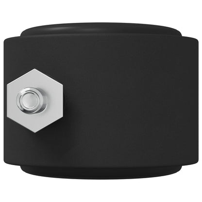 Casters 12 pcs Black 40.1 x 37.8 mm PP and Iron