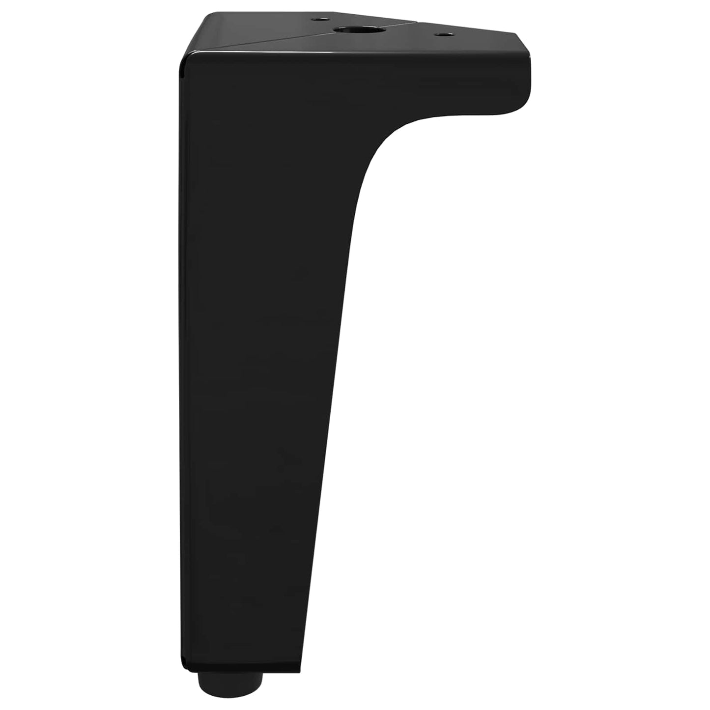 Furniture Feet 12 pcs Black 54.1 x 54.1 x 100 mm Iron
