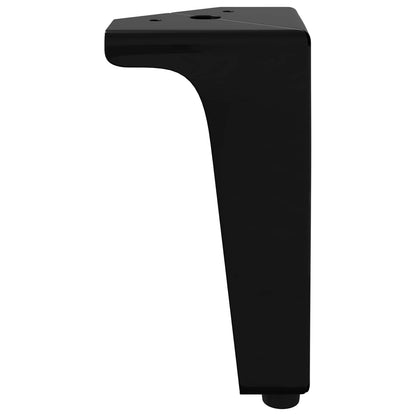 Furniture Feet 12 pcs Black 54.1 x 54.1 x 100 mm Iron