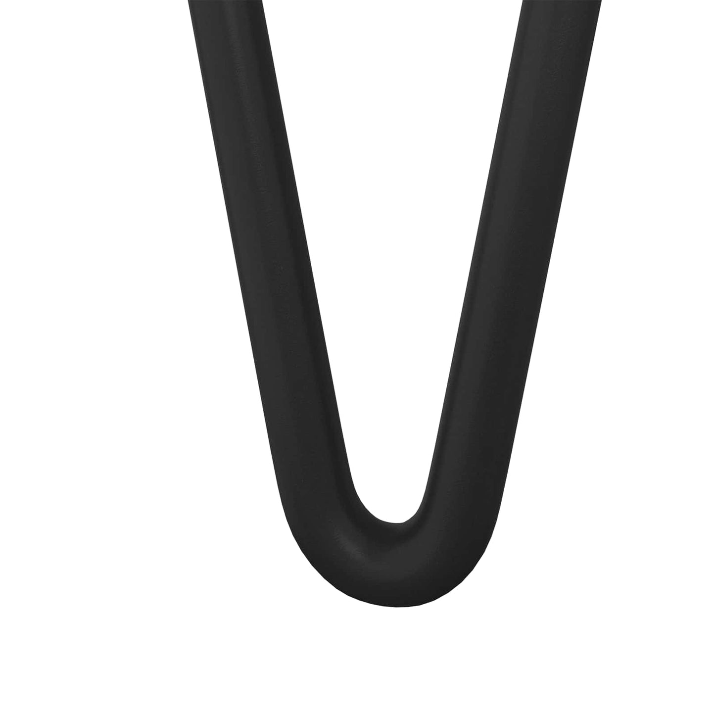 Furniture Foot 2 pcs Black 54.1 x 54.1 x 100 mm Iron