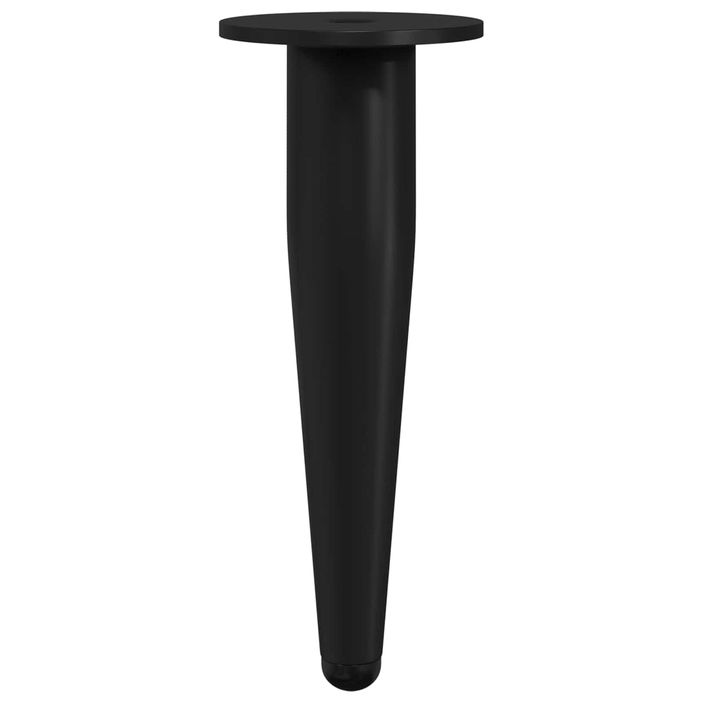 Furniture Feet 2 pcs Black Ø 40 x 98 mm Iron