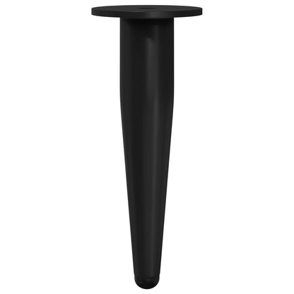 Furniture Feet 2 pcs Black Ø 40 x 98 mm Iron