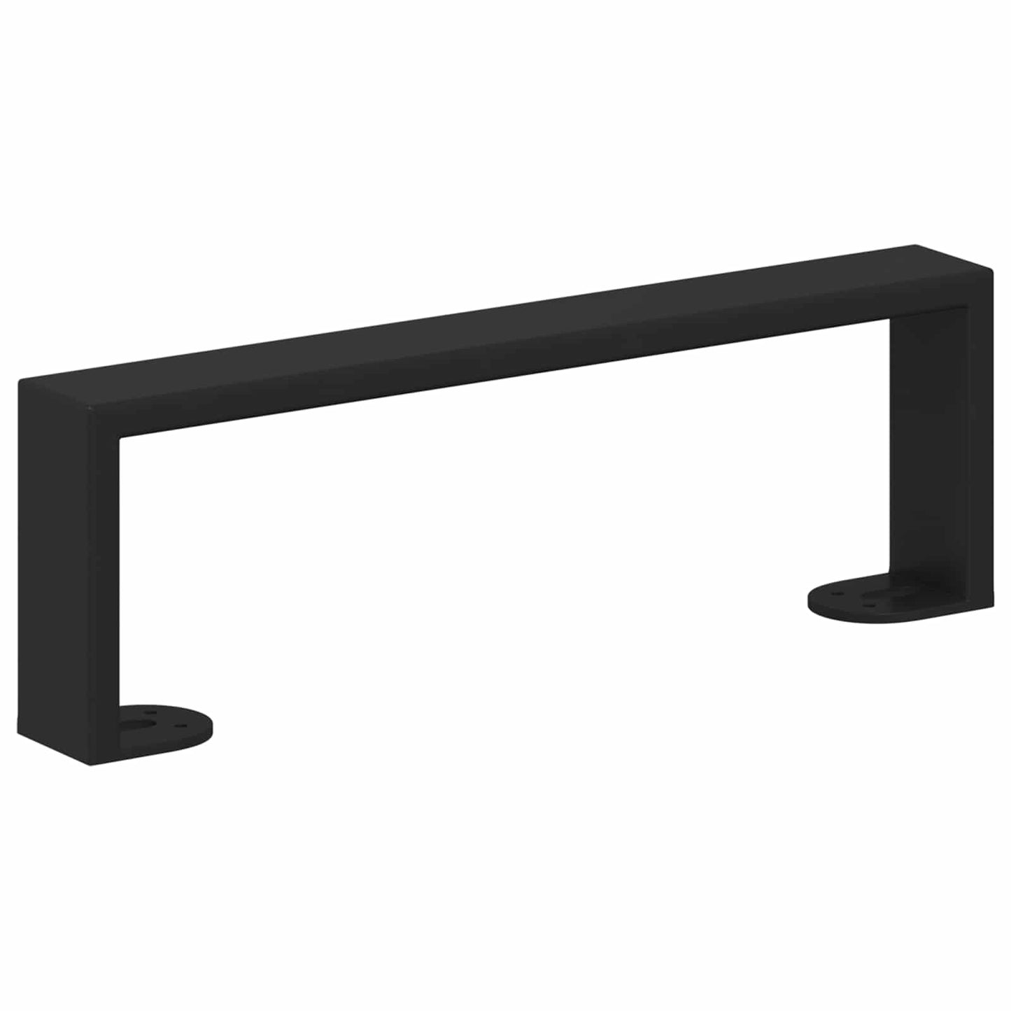 Furniture Feet 12 pcs Black 311 x 40.5 x 100 mm Iron
