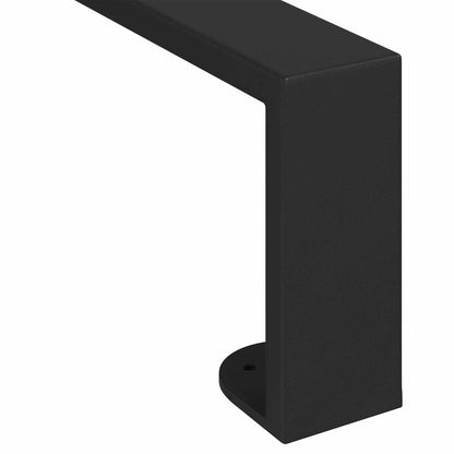 Furniture Feet 12 pcs Black 341 x 40.5 x 100 mm Iron