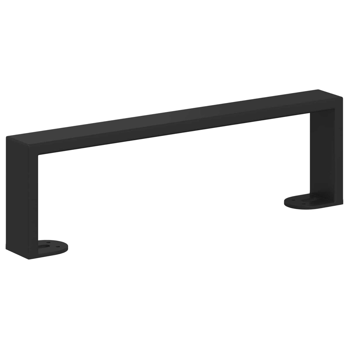 Furniture Feet 12 pcs Black 341 x 40.5 x 100 mm Iron