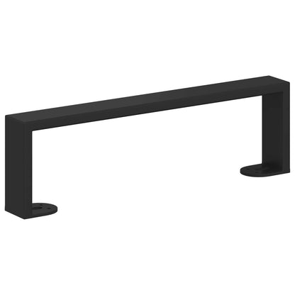 Furniture Feet 12 pcs Black 341 x 40.5 x 100 mm Iron