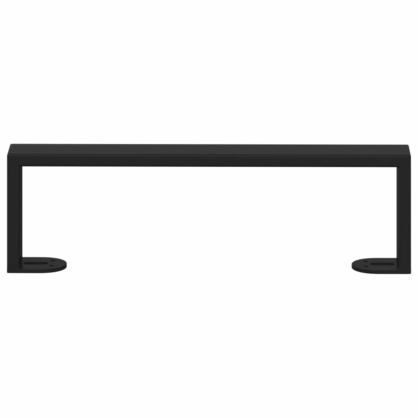 Furniture Feet 12 pcs Black 341 x 40.5 x 100 mm Iron