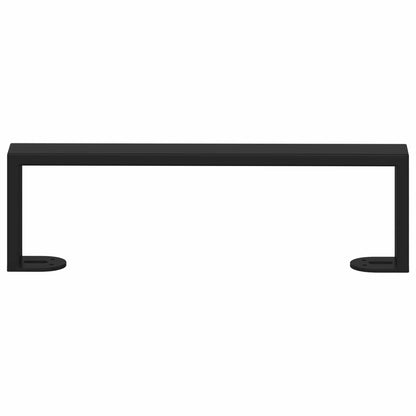 Furniture Feet 12 pcs Black 341 x 40.5 x 100 mm Iron