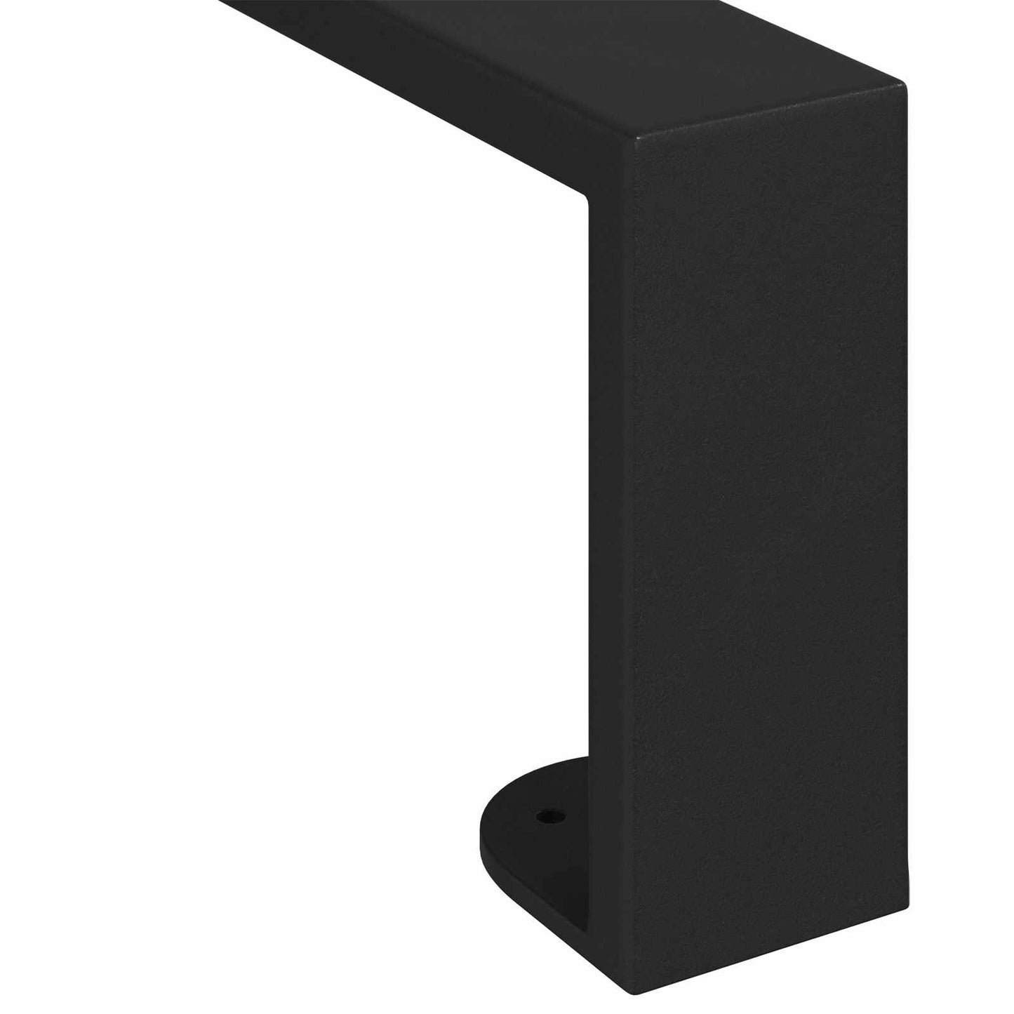 Furniture Feet 12 pcs Black 436 x 40.5 x 100 mm Iron