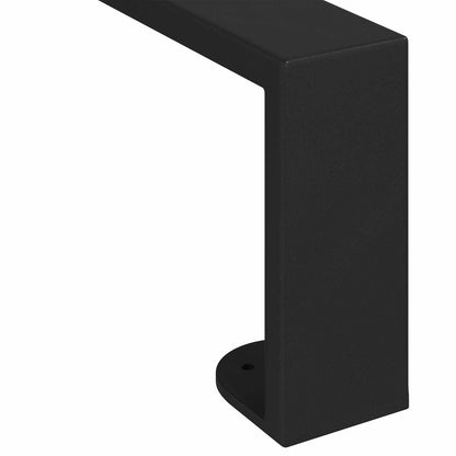 Furniture Feet 12 pcs Black 436 x 40.5 x 100 mm Iron