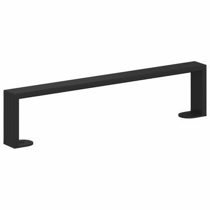 Furniture Feet 12 pcs Black 436 x 40.5 x 100 mm Iron