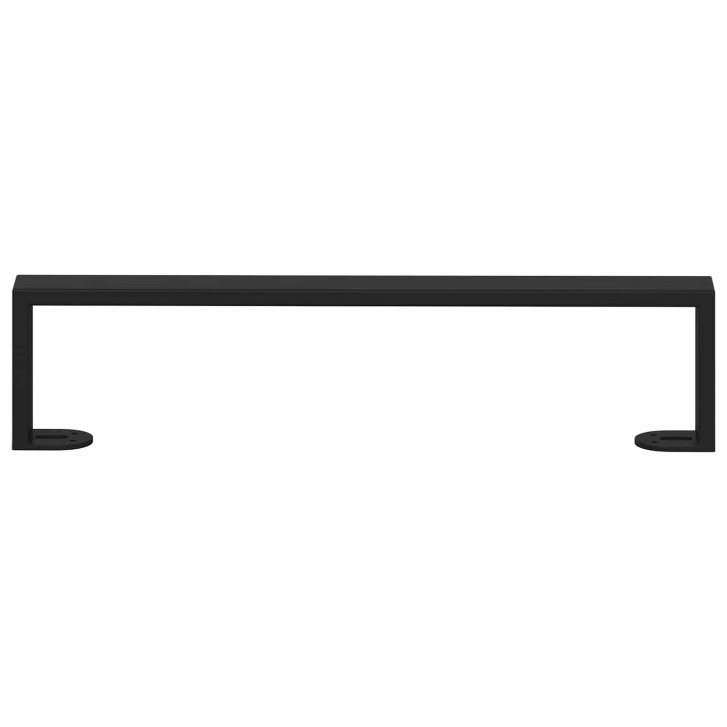 Furniture Feet 12 pcs Black 436 x 40.5 x 100 mm Iron