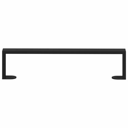 Furniture Feet 12 pcs Black 436 x 40.5 x 100 mm Iron