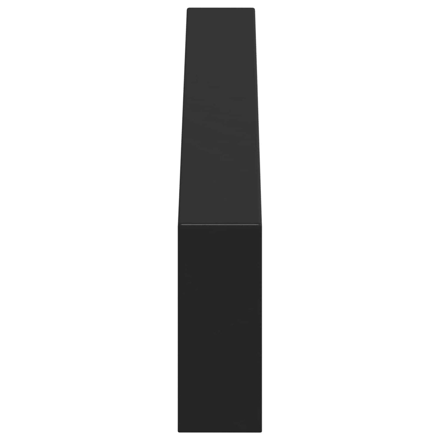 Furniture Feet 12 pcs Black 436 x 40.5 x 100 mm Iron