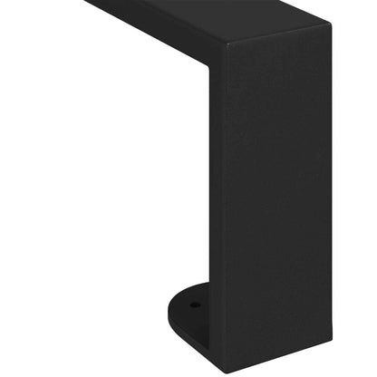 Furniture Feet 2 pcs Black 546 x 40.5 x 100 mm Iron