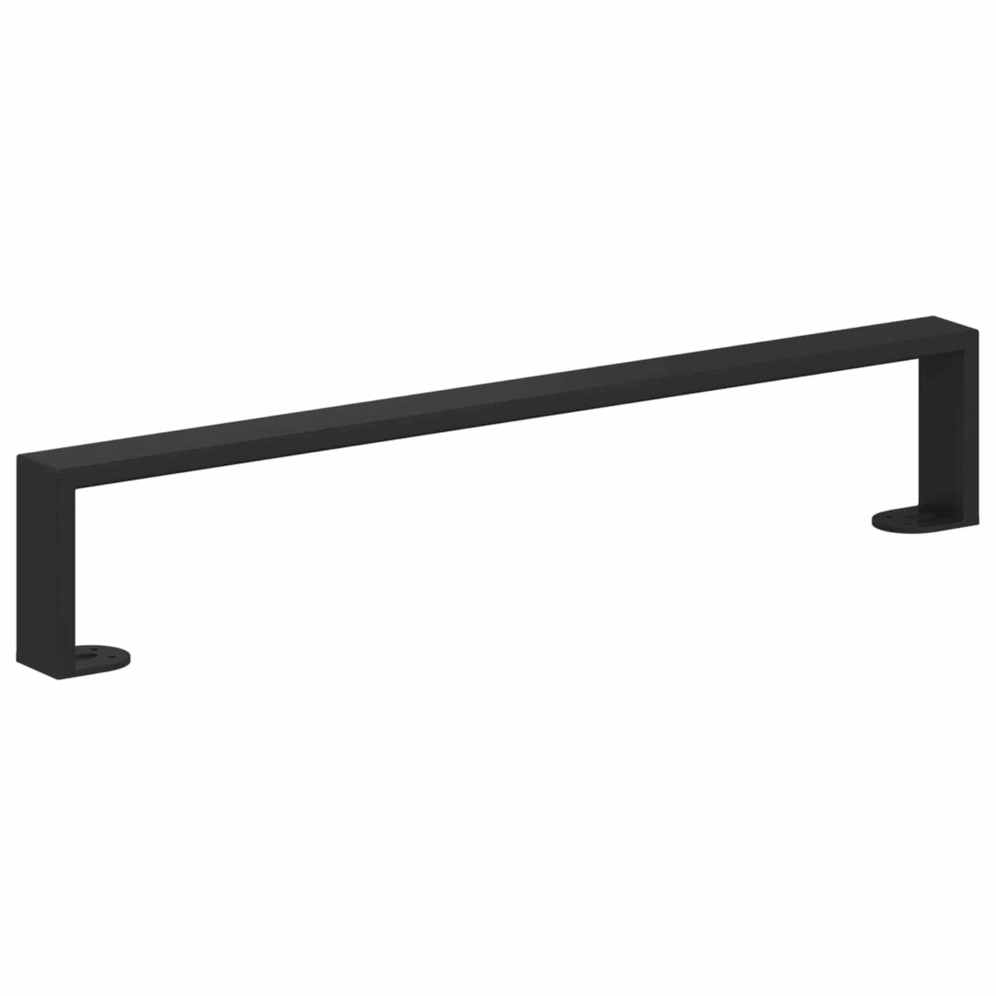 Furniture Feet 2 pcs Black 546 x 40.5 x 100 mm Iron