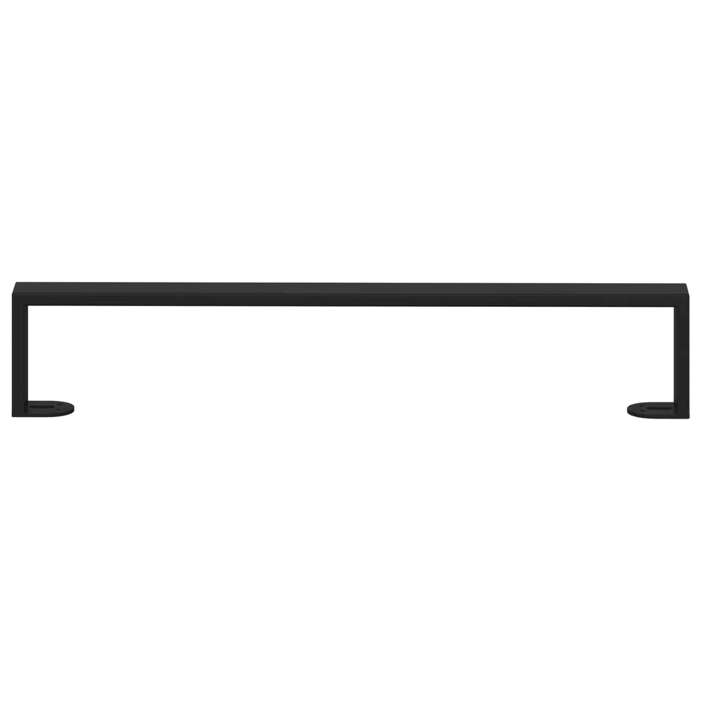 Furniture Feet 2 pcs Black 546 x 40.5 x 100 mm Iron