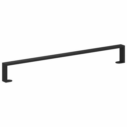 Furniture Feet 2 pcs Black 796 x 40.5 x 100 mm Iron