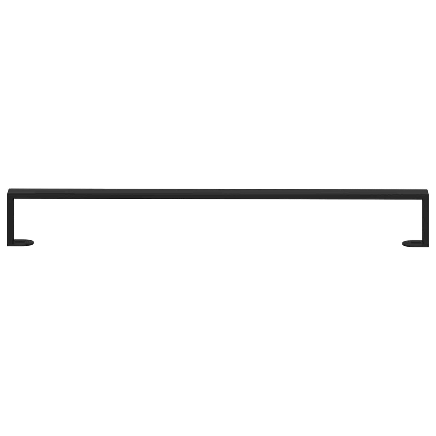 Furniture Feet 12 pcs Black 796 x 40.5 x 100 mm Iron