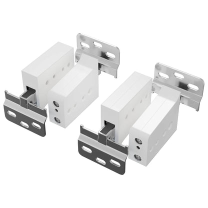 Cabinet Hanging Bracket 2 pcs White 70 x 48 x 19 mm