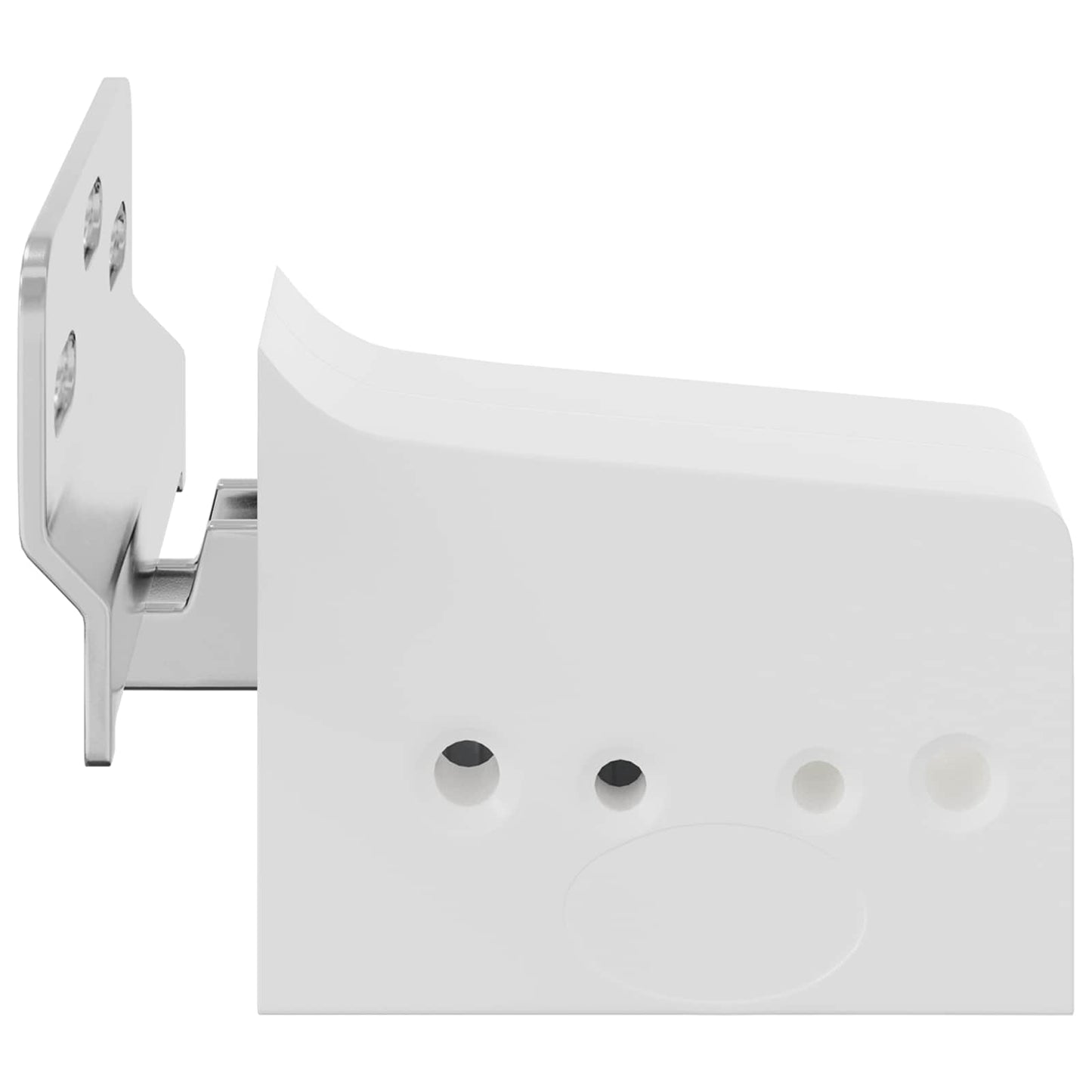 Cabinet Hanging Bracket 261 pcs White 70 x 48 x 19 mm