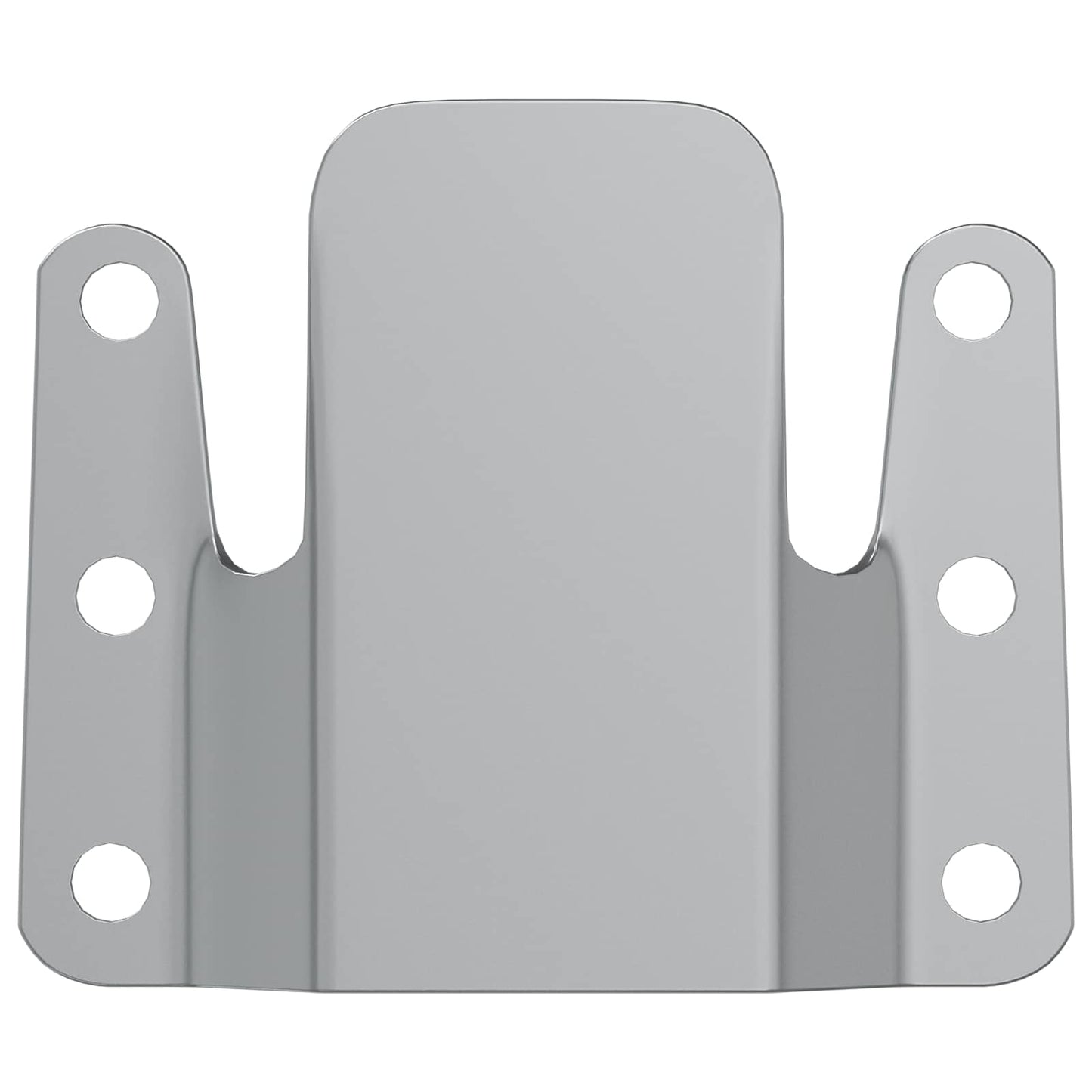 Flush Mount Bracket 2 pcs Silver 75 x 66 x 1.4 mm Steel