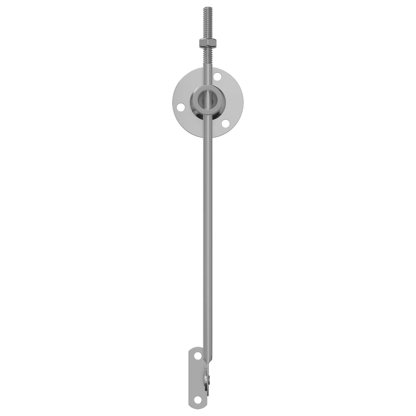 Lid Support Hinge 12 pcs Silver 194 x 36 x 18 mm Iron