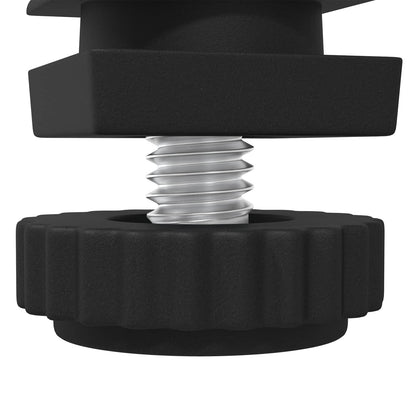 Furniture Levelers Adjustable 2 pcs Black M6 PP